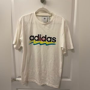 Adidas White Tee